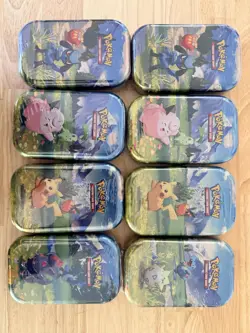 Pokemon TCG: Mega Evolution Ascended Heroes - Mini Tin - Sealed (Lot of 8) - Image 1
