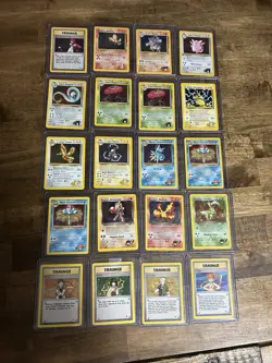 Pokemon wotc vintage Gym Heroes 100 card Lot 1st edition 20+ Holos Near Complete - Image 1