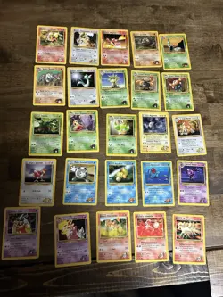 Pokemon wotc vintage Gym Heroes 100 card Lot 1st edition 20+ Holos Near Complete - Image 3