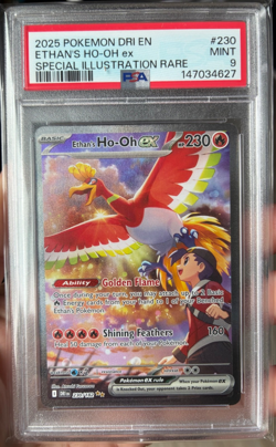 Pokemon TCG Ethan's Ho-Oh EX Sir 230/182 PSA 9 - Image 1