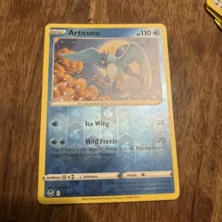 Articuno 036/195 Reverse Holo: SWSH12: Silver Tempest Pokemon TCG Near Mint - Image 1
