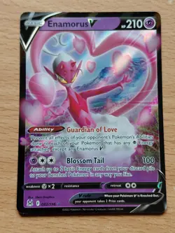 Pokemon Trading Card Game Enamorus v Lost Origin TCG 082/196 2022 - Image 1