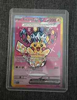 2026 Mega Evolution – Ascended Heroes Pikachu EX Holo Secret Rare SIR #277/217 - Image 1