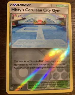 Misty's Cerulean City Gym - 61/68 - Hidden Fates - POKEMON REVERSE HOLO - Image 1