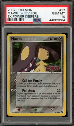 Pokemon Mawile EX Power Keepers Reverse Holo Rare #17 PSA 10 Gem Mint - Image 1