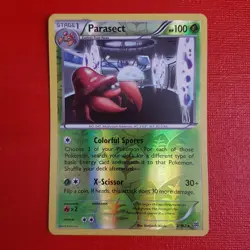 Pokemon Parasect 2/162 Reverse Holo Rare - Image 1