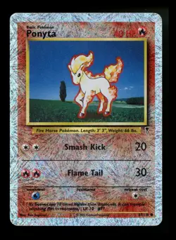 #3 Ponyta 87/110 Legendary Collection 2002 Reverse Holo Vintage Pokemon Card - Image 1