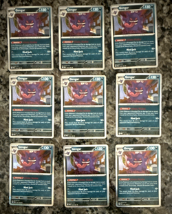Pokemon TCG Gengar 050/088 Hologram 9 Card Lot - Image 1