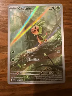 Pokemon Chespin Illustration Rare - Pokemon Cards Chaos Rising - Image 1