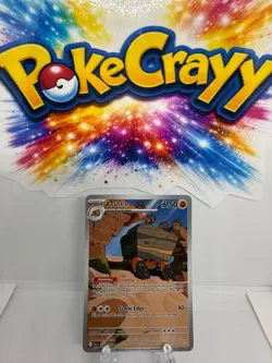 Pokemon TCG Crustle Illustration Rare Black Bolt 130/086 TCG NM - Image 1