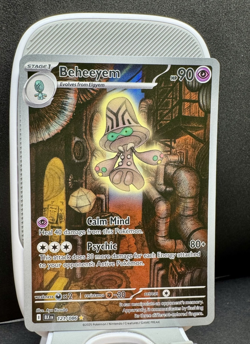 POKEMON - BEHEEYEM - 121/086 - BLACK BOLT - ILLUSTRATION RARE - Image 1