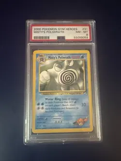 Pokemon TCG Misty's Poliwrath Gym Heroes 31/132 NM/MT Condition. - Image 1