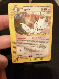 Pokemon Togetic H27/H32 Aquapolis Holo Rare Eng - Image 1