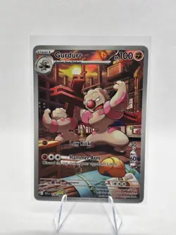 Pokemon TCG Gurdurr - 126/086 - SV: Black Bolt | Near Mint - Image 1