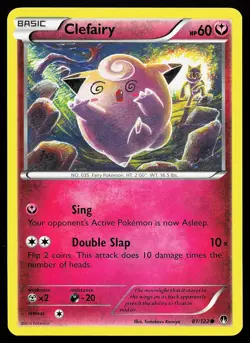 Clefairy 81/122 Common BREAKpoint Tomokazu Komiya Pokemon Card - Image 1