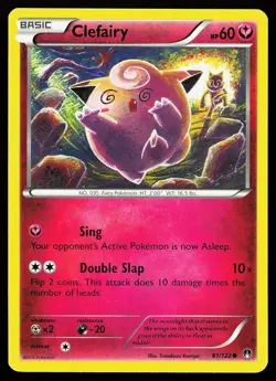 Clefairy 81/122 Common BREAKpoint Tomokazu Komiya Pokemon Card - Image 1