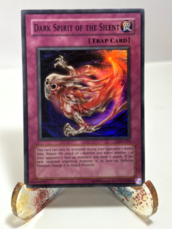YuGiOh! Dark Spirit of the Silent LON-079 Unlimited Super Rare LP - Image 1