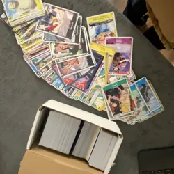 One Piece CCG Usopp & Chopper Mixed Card Lot in Storage Box English - Image 1
