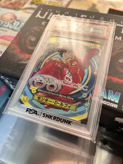 PSA10 One Piece OP07-109 SR Monkey D. Luffy Japanese ONE PIECE DAY'24 - Image 4