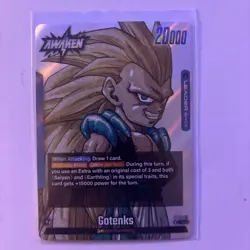 Dragon Ball Card Game Gotenks Card Sb02-017 Silver Leader Card - Image 1