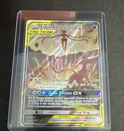 Pokemon Espeon & Deoxys GX SM240 TAG TEAM Promo Holo Basic Card HP 260 - Image 1