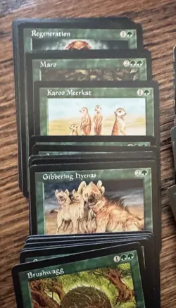 MAGIC THE GATHERING CARD GAME MIRAGE LOT OF 178 DIFFERENT MTG 1996 - Image 5