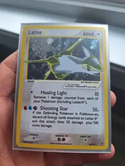 Latias GOLD STAR Fan Art, DIY Custom Card, For Display Only - Image 1