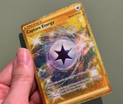 Capture Energy 201/189 Gold Secret Rare Darkness Ablaze Pokemon Card - Image 1