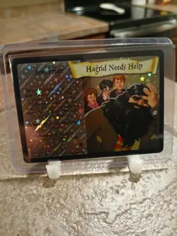 Harry Potter WOTC Hagrid Needs Help Card 9/80 Holo Foil (LP) ( GOATSONLY ) - Image 1