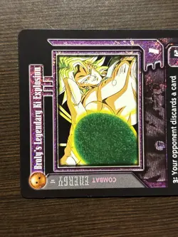 Broly’s Legendary ki Explosion Dragon Ball GT Z FOIL Rare Card DBZ Score CCG - Image 3