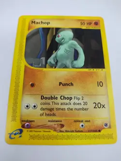 MINT Pokemon Card Machop 117/165 Expedition Vintage WOTC Mint Common Pokemon - Image 1