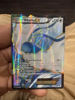 Pokemon TCG Altaria-EX Full Art Holo Card 123/124 Ultra Rare - Image 1