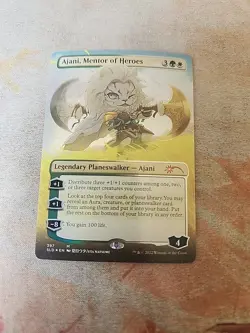Ajani, Mentor Of Heroes Borderless Foil Secret Lair MTG NM - Image 1