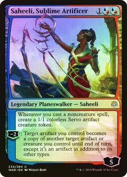MTG - Saheeli, Sublime Artificer - Foil - War of the Spark - Magic the Gathering - Image 1