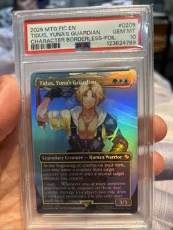 Tidus, Yuna's Guardian (Borderless, Foil) - Final Fantasy - PSA Gem Mint 10 - Image 1