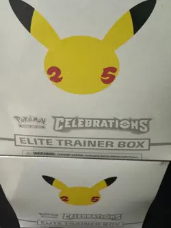 Pokemon Celebrations Elite Trainer Box ETB 25th Anniversary Sealed Lot Of 2 - Image 3