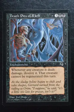 Magic The Gathering MTG DEATH PITS OF RATH Tempest LP Lightly Played - Image 1