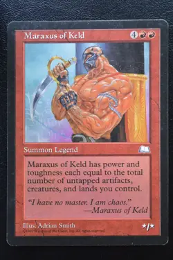 Magic The Gathering MTG MARAXUS OF KELD Weatherlight LP Lightly Played - Image 1
