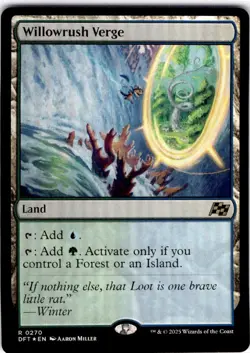 MTG Willowrush Verge Aetherdrift HOLO #270 - Image 1