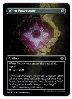 Worn Powerstone (Borderless) 120 Commander: The Lost Caverns of Ixalan Foil NM - Image 1