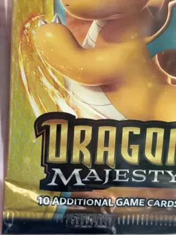 Pokemon Sun & Moon Dragon Majesty Booster Pack (Dragonite Art) Factory Sealed - Image 2