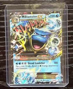2016 M Blastoise EX Ultra Rare Holo - Pokemon Generations 18/83 LP - Image 1