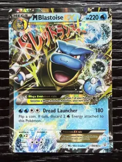 2016 M Blastoise EX Ultra Rare Holo - Pokemon Generations 18/83 LP - Image 2