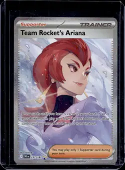 Pokemon Destined Rivals Team Rocket's Ariana 237/182 Special Illustration Rare - Image 1