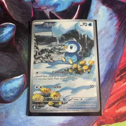 Pokemon TCG Piplup Illustration Rare 098/094 Near Mint Phantasmal Flames - Image 1