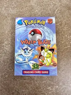 Pokemon Water Blast Theme Deck Starter - 1999 - Open box - Complete - Image 1