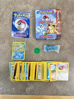 Pokemon Water Blast Theme Deck Starter - 1999 - Open box - Complete - Image 3