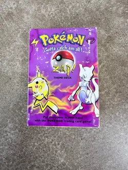 Pokemon Zap! Theme Deck Starter - 1999 - Open box - Complete - Image 1