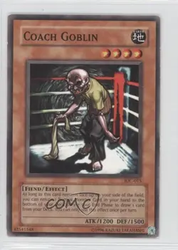Coach Goblin Unlimited YuGiOh Invasion of Chaos #IOC-015 2004 READ - Image 1