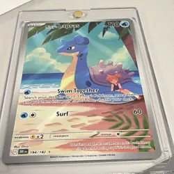 Pokemon TCG Misty's Lapras SV10 Destined Rivals 194/182 Illustration Rare Holo - Image 2